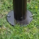 Pavilion/foisor pentru gradina/terasa, cadru aluminiu, cu plasa pentru insecte, cafeniu, 3.90x2.90x2.80 m - imagine 3