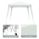 Pavilion pentru gradina/terasa, cadru metalic, material Oxford, pliabil, cu geanta, alb, 3x3x2.4 m - imagine 7