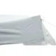 Pavilion pentru gradina/terasa, cadru metalic, material Oxford, pliabil, cu geanta, alb, 3x3x2.4 m - imagine 2