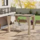 Pergola pentru gradina/terasa, retractabila, cu perdele, cadru metalic, negru si bej, 3x3x2.27 m - imagine 9