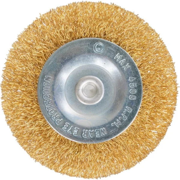 Perie sarma alama, circulara, cu tija, 75 mm, Richmann - imagine 3