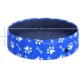 Piscina pentru caini, PVC si panouri din pal, pliabila, albastru, 80x20 cm - imagine 10