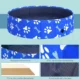 Piscina pentru caini, PVC si panouri din pal, pliabila, albastru, 80x20 cm - imagine 6