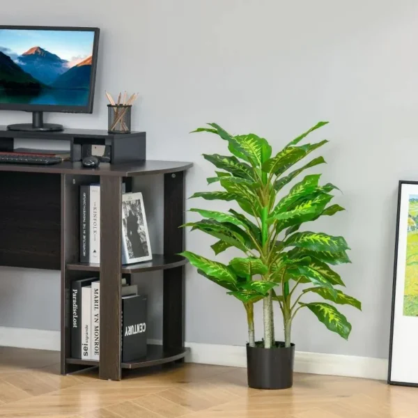 Planta artificiala cu ghiveci, verde, 95 cm - imagine 2