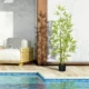 Planta artificiala, bambus cu ghiveci, verde, 15x120 cm - imagine 7
