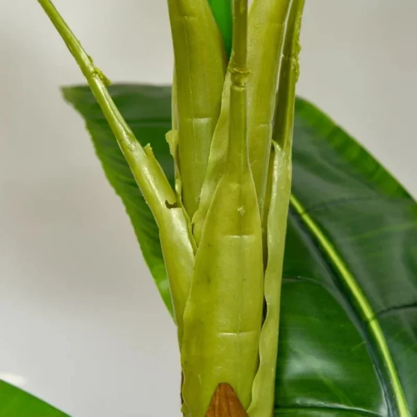 Planta artificiala, bananier cu ghiveci, verde, 150 cm - imagine 3