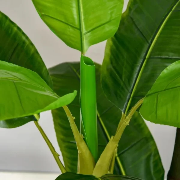 Planta artificiala, bananier cu ghiveci, verde, 150 cm - imagine 2