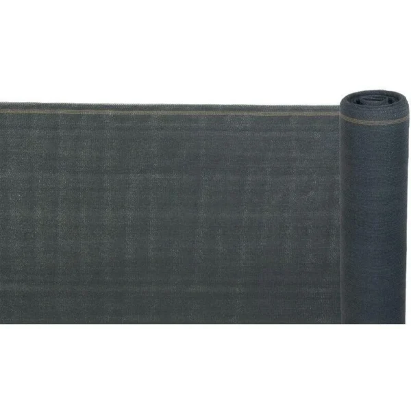 Plasa de umbrire, HDPE, UV, 150 g/mp, grad umbrire 90%, antracit, 2x25 m, Strend Pro - imagine 4