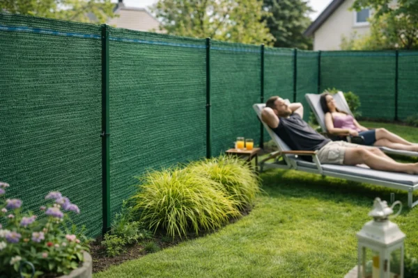 Plasa de umbrire, HDPE, UV, 80 g/mp, grad umbrire 85%, verde, 1.5x25 m, Strend Pro - imagine 5