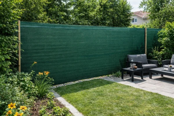 Plasa de umbrire, HDPE, UV, 230 g/mp, grad umbrire 95%, verde, 1.2x25 m, Strend Pro - imagine 5