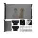 Poarta, plasa, de siguranta, protectie copii, retractabila, negru, 13x160x85 cm, Ruhhy - imagine 12
