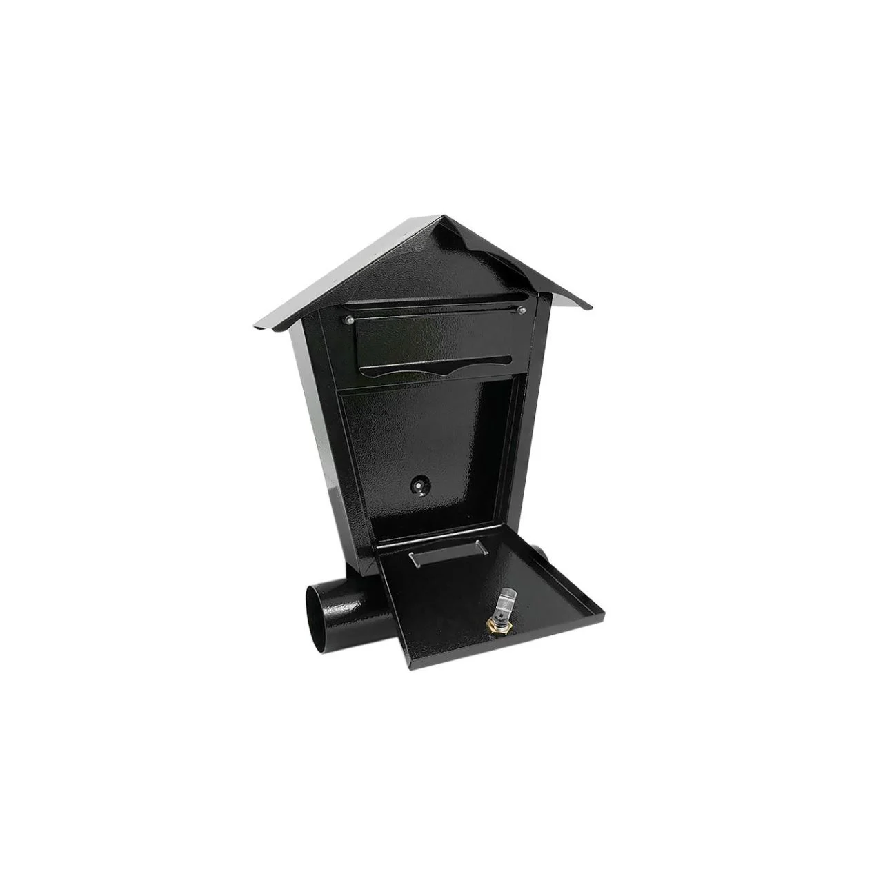 Cutie postala, cu loc pentru ziar, negru, format B6, 29.5x7.5x37.5 cm, Damech 2 Cutie postala, cu loc pentru ziar, negru, format B6, 29.5×7.5×37.5 cm, Damech