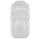 Sac de dormit pentru copii, bebelusi, cu husa, gri si albastru, 90x43/35 cm, Springos - imagine 4