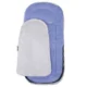 Sac de dormit pentru copii, bebelusi, cu husa, gri si albastru, 90x43/35 cm, Springos - imagine 10