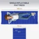 Saltea camping, gonflabila, cu pompa incorporata, impermeabila, plastic 190T, albastru, 195x70x10 cm - imagine 6