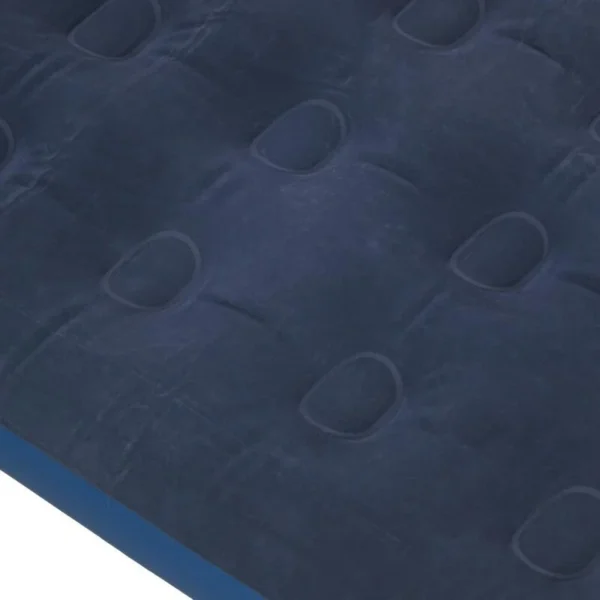 Saltea camping, gonflabila, cu pompa manuala inclusa, PVC, bluemarin, 191x73x22 cm - imagine 2
