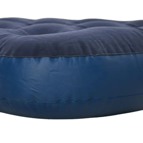 Saltea camping, gonflabila, cu pompa manuala inclusa, PVC, bluemarin, 191x73x22 cm - imagine 3
