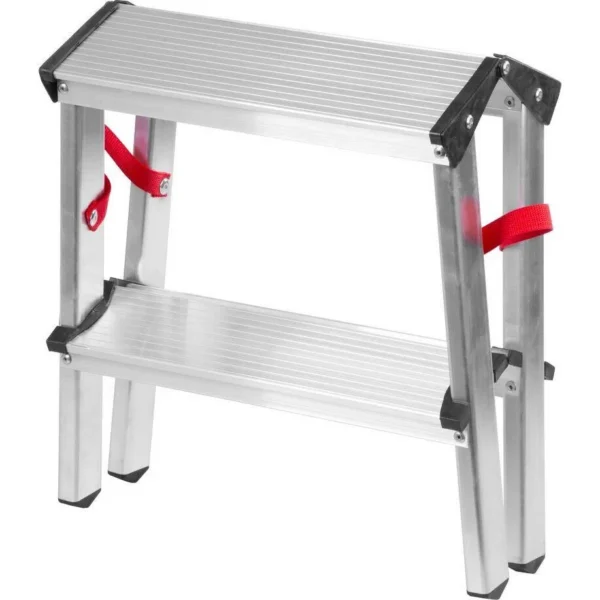 Scara aluminiu, 2 tronsoane, 2 trepte, max 125 kg, 0.81 m, Strend Pro - imagine 2
