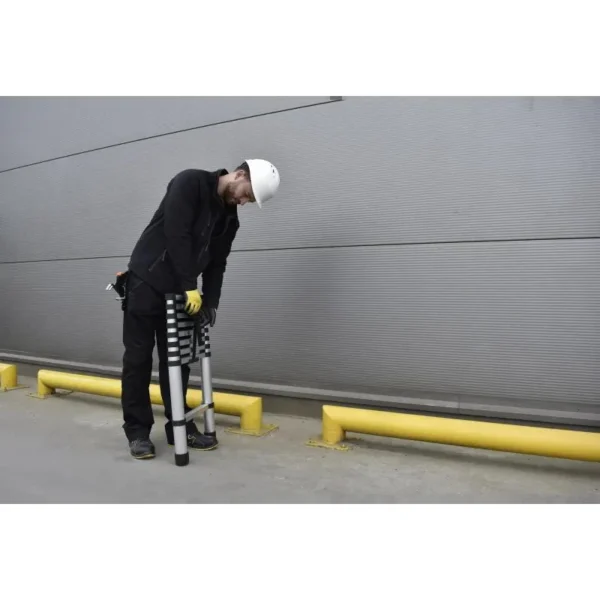 Scara aluminiu telescopica, Drabest, 9 trepte, max 125 kg, 0.88-2.6 m - imagine 6