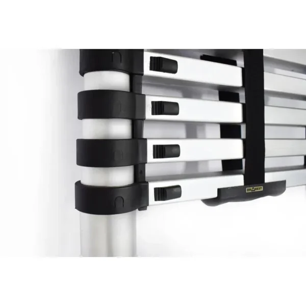 Scara aluminiu telescopica, Drabest, 9 trepte, max 125 kg, 0.88-2.6 m - imagine 3