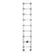 Scara aluminiu telescopica, Drabest, 9 trepte, max 125 kg, 0.88-2.6 m - imagine 15