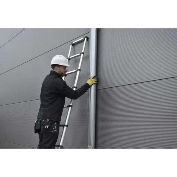 Scara aluminiu telescopica, Drabest, 9 trepte, max 125 kg, 0.88-2.6 m - imagine 14