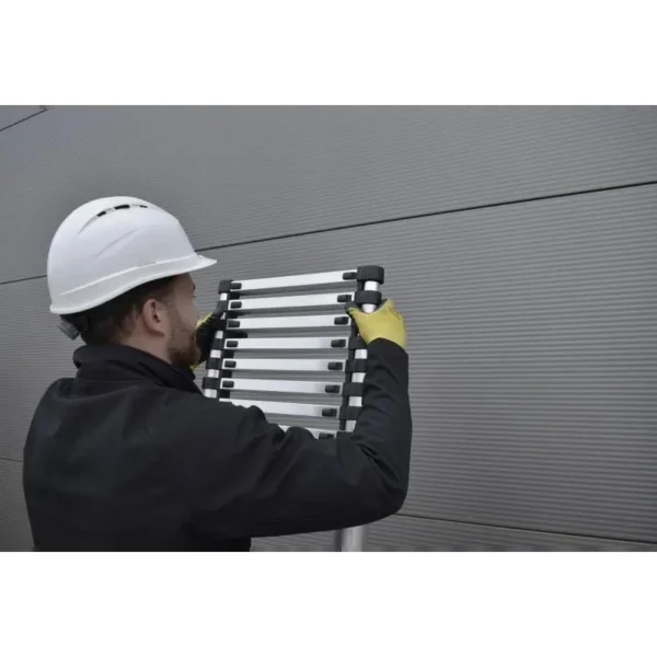 Scara aluminiu telescopica, Drabest, 9 trepte, max 125 kg, 0.88-2.6 m - imagine 13
