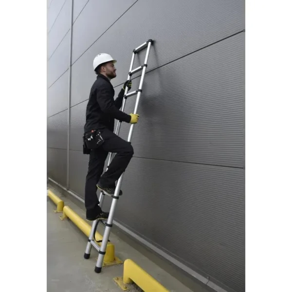 Scara aluminiu telescopica, Drabest, 9 trepte, max 125 kg, 0.88-2.6 m - imagine 8