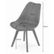 Scaun bucatarie/living, Artool, Mark, PP bej, picioare bej, 49x43x82 cm - imagine 2