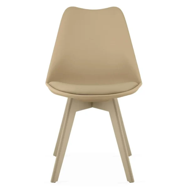 Scaun bucatarie/living, Artool, Mark, PP bej, picioare bej, 49x43x82 cm - imagine 6