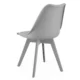 Scaun bucatarie/living, Artool, Mark, PP gri, picioare gri, 49x43x82 cm - imagine 5