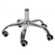 Scaun de birou pentru copii, rotativ, alb, max 125 kg, 44x40x80/90 cm - imagine 5