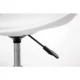 Scaun de birou pentru copii, rotativ, alb, max 125 kg, 44x40x80/90 cm - imagine 4