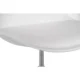 Scaun de birou pentru copii, rotativ, alb, max 125 kg, 44x40x80/90 cm - imagine 3