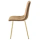Scaun bucatarie/living, Artool, Libra, catifea maro, picioare metal auriu, 45x54x86.5 cm - imagine 8