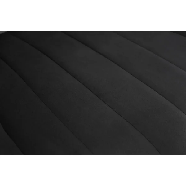 Scaun bucatarie/living, catifea, metal, negru, 54x61x83 cm, Viva - imagine 2