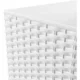 Set 2 ghivece de flori, Rato, imitatie ratan, inalte, 32.5x32.5x61 cm, alb, Prosperplast - imagine 5