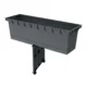 Set 2 jardiniere decorative, antracit, 58x18x49.8 cm, Urbi Case - imagine 2
