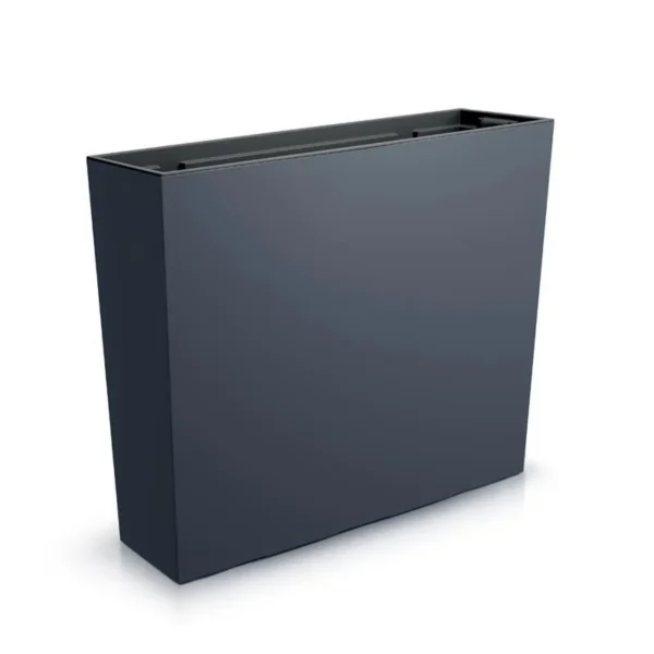 Set 2 jardiniere decorative, antracit, 58x18x49.8 cm, Urbi Case - imagine 5