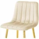 Set 2 scaune de bucatarie/bar, Artool, Pozza, catifea bej deschis, picioare metal auriu, 43x49x102 cm - imagine 4