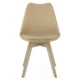 Set 4 scaune bucatarie/living, Artool, Mark, PP bej, picioare bej, 49x43x82 cm - imagine 2
