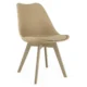 Set 4 scaune bucatarie/living, Artool, Mark, PP bej, picioare bej, 49x43x82 cm - imagine 3