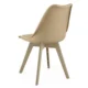 Set 4 scaune bucatarie/living, Artool, Mark, PP bej, picioare bej, 49x43x82 cm - imagine 4