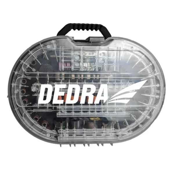 Set accesorii pentru masina de frezat verticala DED7931Z1, 287 buc, cu cutie, Dedra - imagine 2