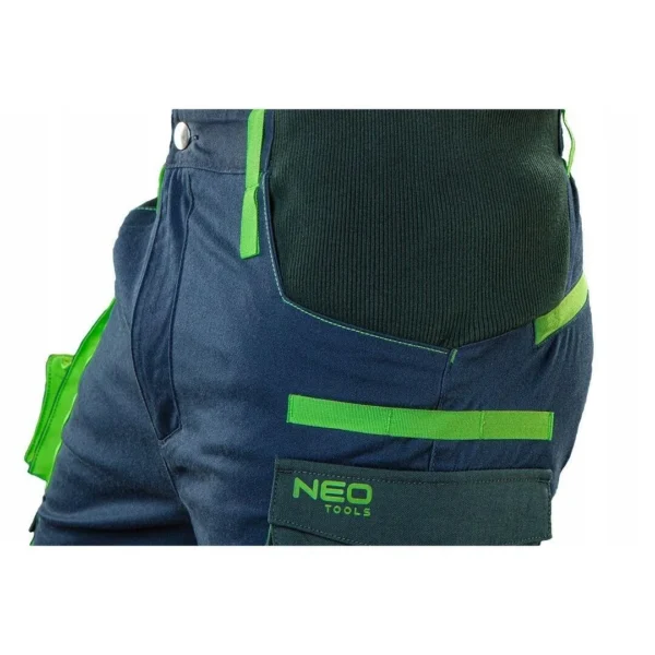 Set imbracaminte de protectie, model Premium, bumbac/poliester/elastan, bleumarin, marime M/50, NEO - imagine 14