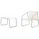 Set mobilier gradina/terasa, bej, otel, textil, 1 masa, 2 scaune, 1 canapea, Soffi - imagine 5