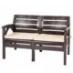 Set mobilier gradina/terasa, maro, 1 masa, 2 scaune, 1 banca, Santana - imagine 3