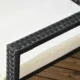 Set mobilier gradina/terasa, negru si bej, ratan sintetic, 1 masa, 6 scaune, Lynna - imagine 4