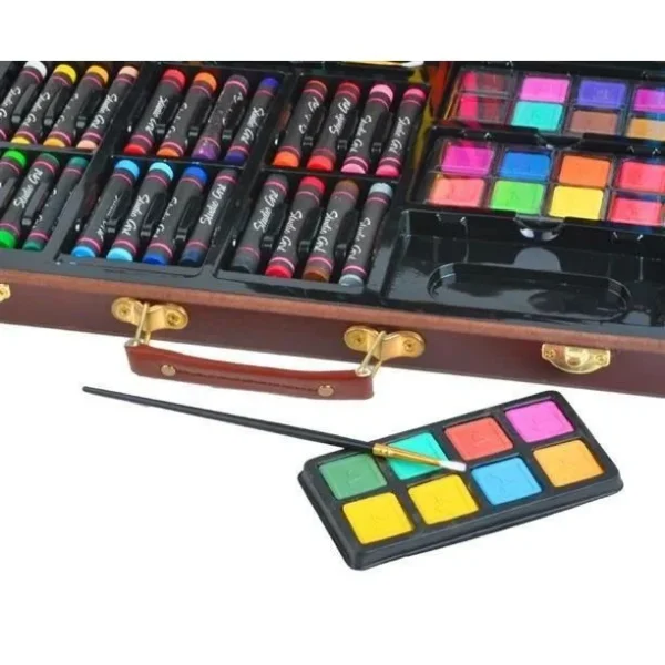 Set pictura si desen, trusa lemn, 81 piese - imagine 11