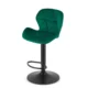 Set 2 scaune de bucatarie/bar, Artool, West, rotativ, catifea verde, picior metal negru, 46x48.5x90-111 cm - imagine 8